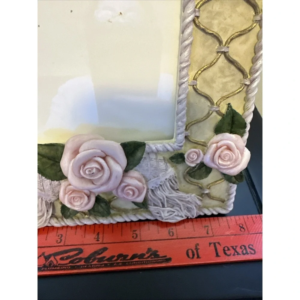Ganz Photo Frame Pink Roses Romantic 4x6 Photo Frame is 8x10‎